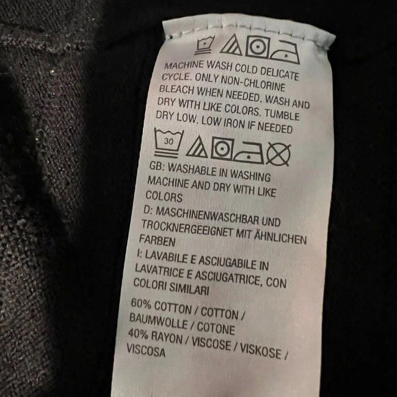 Isaac Mizrahi Live, M, sleeveless ribbed, shawl collar pocketed duster cardigan - Picture 5 of 9